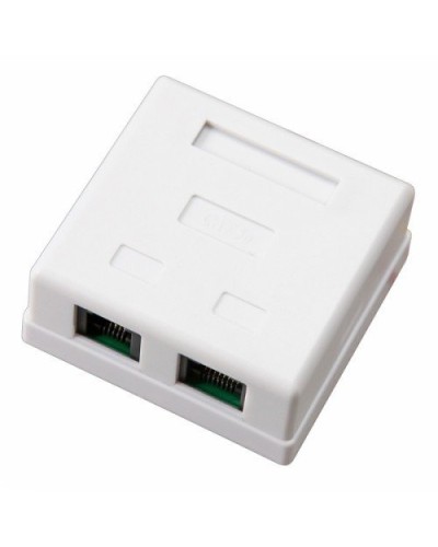 Розетка компьютерная внешняя 2-порта, UTP RJ-45 (8P8C), CAT 5e REXANT (03-0151): Розетка RJ-45 в Нижневартовске