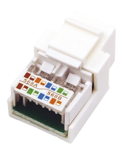 Модуль Keystone Jack RJ-45(8P8C), UTP, CAT 5e, тип 180 градусов, белый REXANT (03-1011). Модуль Keystone Jack. Rexant в Нижневартовске