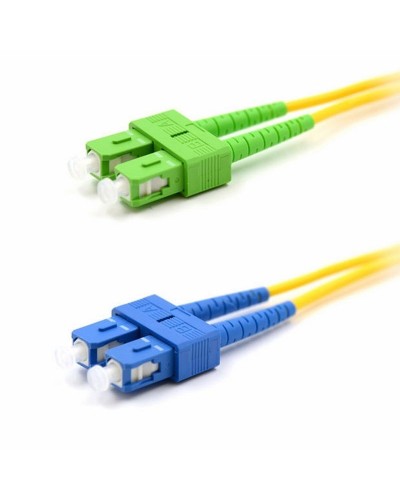 Патч-корд оптический переходной (SM), 9/125 (OS2), SC/APC-SC/UPC, (Duplex), PVC, 2м REXANT (50-2059): Патч-корд оптический в Нижневартовске