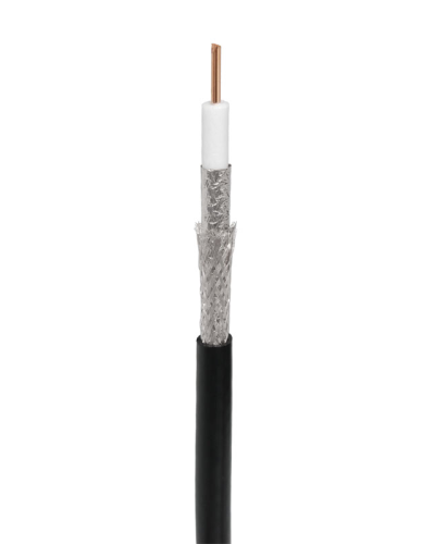 RG-11U, 75 Ом, CCS/Al/Al, 83%, 305 м, черный OUTDOOR (01-3011). Кабель коаксиальный радиочастотный. Rexant в Нижневартовске
