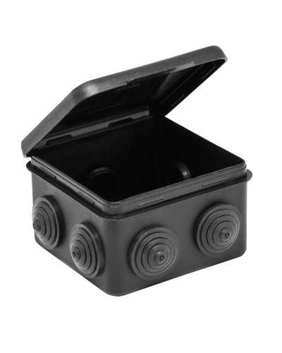 Коробка TYCO ОП 80х80х50мм откидная крышка УХЛ1 IP54 черный (67040МЧ). Коробка распределительная. RuVinil в Нижневартовске
