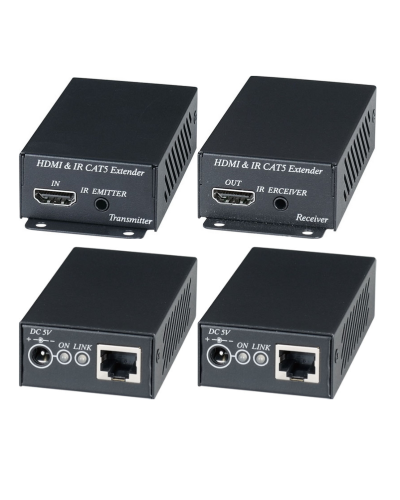 HE02EI. Комплект для передачи HDMI-сигнала с ИК-повторителем. SC&T в Нижневартовске