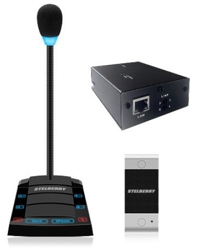 SX-510/1. Устройство переговорное клиент-кассир, дуплексное, с записью переговоров. STELBERRY в Нижневартовске