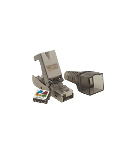 Коннектор 8P8C STP 6A (RJ-45) безынструментальный (10-0240). Разъем RJ-45. SUPRLAN в Нижневартовске