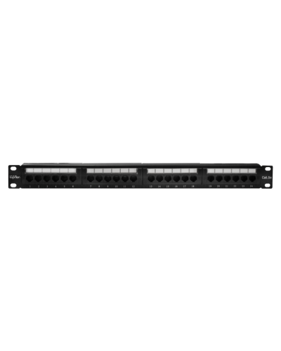 Патч-панель 19", 24хRJ-45, UTP, Cat.5e, 1U (10-0403): Патч-панель 19'' в Нижневартовске