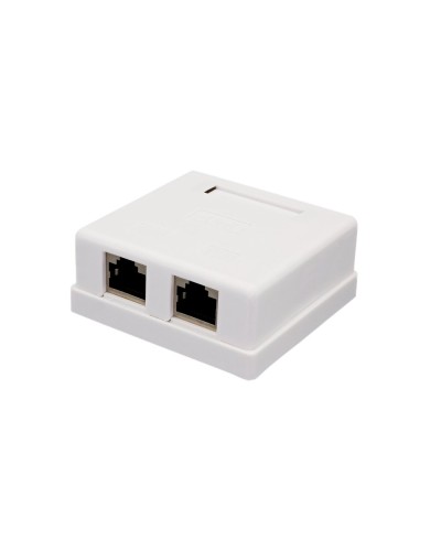 Розетка настенная RJ-45, 8P8C, Cat.6, 2 порта FTP (10-0353): Компьютерная розетка в Нижневартовске