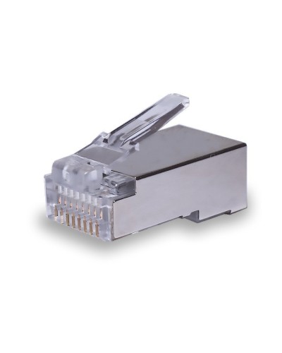 Коннекторы 8P8C FTP Cat.5e (RJ-45) 2pb (100шт) (10-0234). Разъем RJ-45. SUPRLAN в Нижневартовске