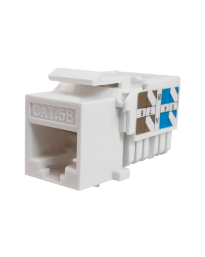 Модуль-вставка Keystone Кат5е, инстр.зад, белый UTP (10-0313): Вставка Keystone Jack RJ-45 в Нижневартовске