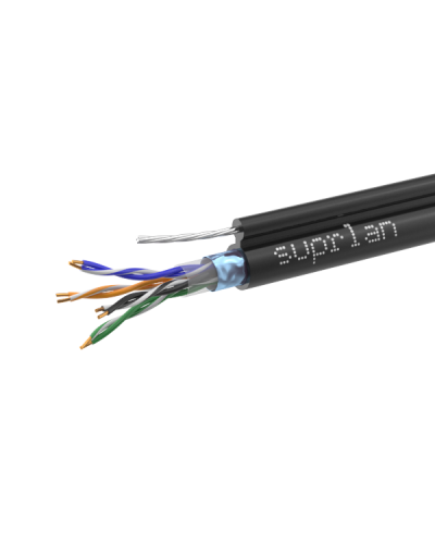 FTP Cat.5e 4x2xAWG24 Cu PE Outdoor T-FG8 (трос) Median (01-1035-1). Кабель «витая пара» (LAN) для структурированных систем связи. SUPRLAN в Нижневартовске