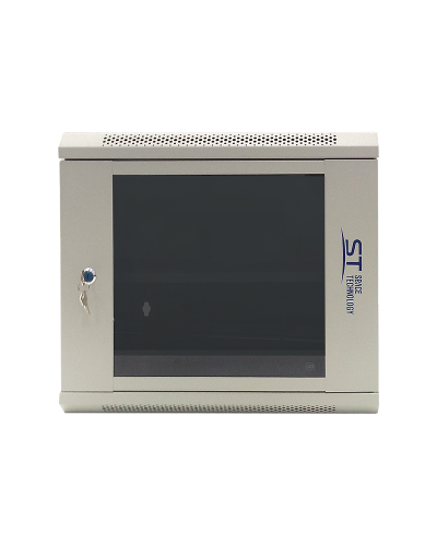 ST-NC9U600 (серый) С ПОЛКОЙ. Шкаф телекоммуникационный 19 настенный 9U. Space Technology в Нижневартовске