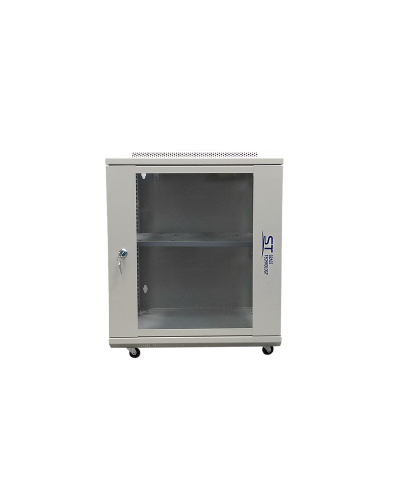 ST-NC12U600 (серый) С ПОЛКОЙ. Шкаф телекоммуникационный 19 настенный 12U. Space Technology в Нижневартовске