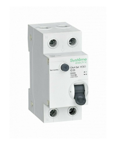 City9 Set 1P+N С 25А 4.5kA 10мА A 230В (C9D51625). Автоматический выключатель дифференциального тока. Systeme Electric в Нижневартовске