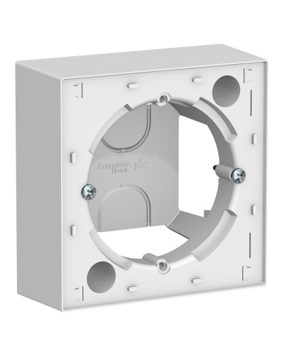 AtlasDesign коробка для наружного монтажа, белая (ATN000100). Коробка для наружного монтажа. Systeme Electric в Нижневартовске