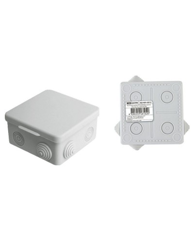 Коробка ОП 80х80х50мм, крышка, IP54, 7вх. (SQ1401-0512). Распаячная коробка. TDM ЕLECTRIC в Нижневартовске