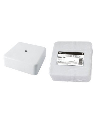 Коробка КР 100х100х44 ОП белая, IP40, с клеммной колодкой (SQ1401-0910). Распаячная коробка. TDM ЕLECTRIC в Нижневартовске