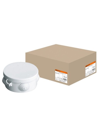 Коробка ОП D85х40мм, крышка, IP54, 4вх. (SQ1401-0102). Распаячная коробка. TDM ЕLECTRIC в Нижневартовске