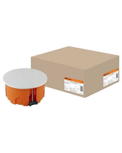 Распаячная коробка СП D80х40мм, крышка, пл. лапки, IP20, TDM (SQ1403-1025). Распаячная коробка СП. TDM ЕLECTRIC в Нижневартовске