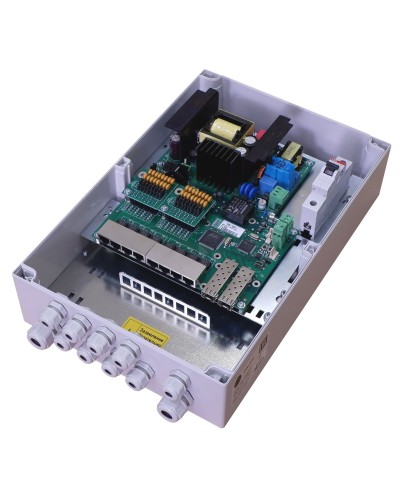 TFortis PSW-2G8F+. Коммутатор для подключения 8 камер. TFortis в Нижневартовске