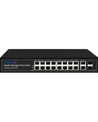 TR-NS24202S-300-16PoE. Коммутатор с PoE. Trassir в Нижневартовске