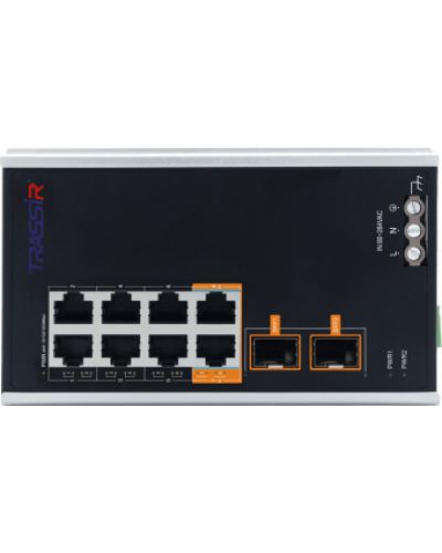 TR-NS15102S-130-8POE. Коммутатор с PoE. Trassir в Нижневартовске