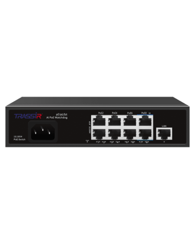 TR-NS1109-120-8PoE. Коммутатор с PoE. Trassir в Нижневартовске