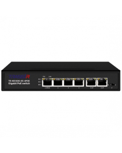 TR-NS1406-65-4POE. Коммутатор с PoE. Trassir в Нижневартовске