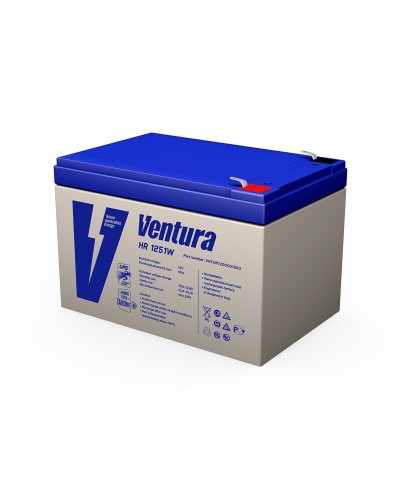 Ventura HR 1251W. Аккумулятор герметичный свинцово-кислотный. Ventura в Нижневартовске