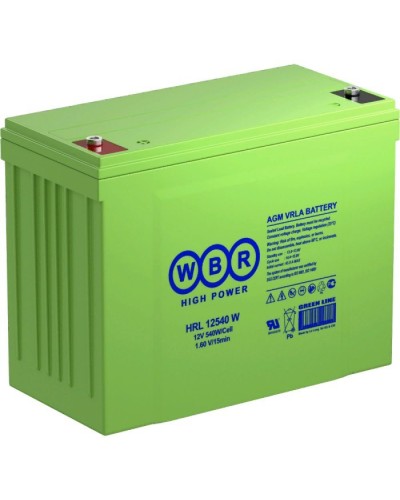WBR HRL12540W. Аккумулятор герметичный свинцово-кислотный. WBR в Нижневартовске