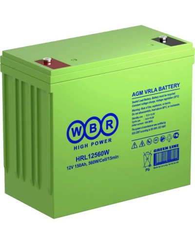 WBR HRL12560W. Аккумулятор герметичный свинцово-кислотный. WBR в Нижневартовске