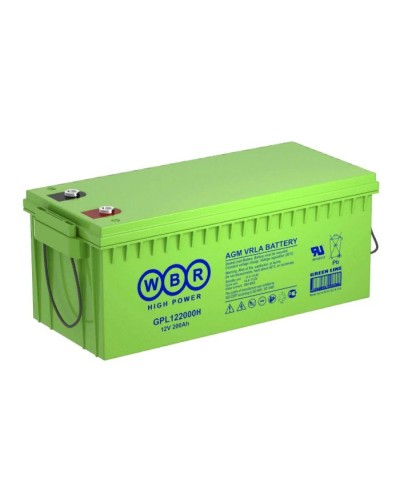 WBR GPL122000H. Аккумулятор герметичный свинцово-кислотный. WBR в Нижневартовске