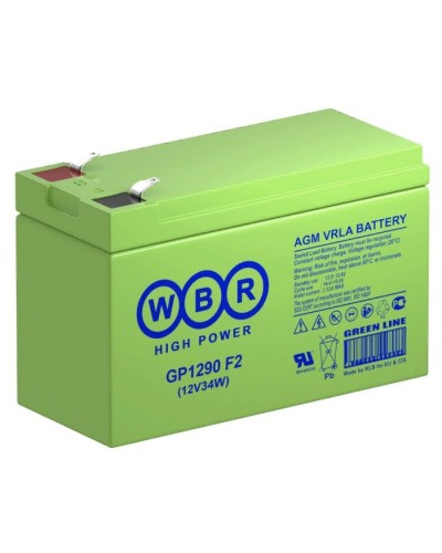 WBR GP1290 F2. Аккумулятор герметичный свинцово-кислотный. WBR в Нижневартовске