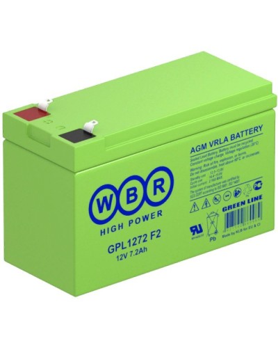 WBR GPL1272 F2. Аккумулятор герметичный свинцово-кислотный. WBR в Нижневартовске