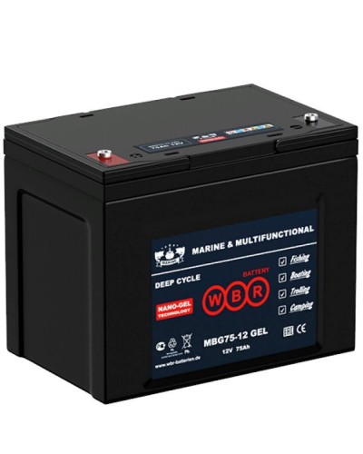 WBR MBG75-12. Аккумулятор герметичный свинцово-кислотный. WBR в Нижневартовске
