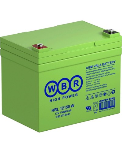 WBR HRL12150W. Аккумулятор герметичный свинцово-кислотный. WBR в Нижневартовске