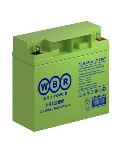 WBR HR1270W. Аккумулятор герметичный свинцово-кислотный. WBR в Нижневартовске