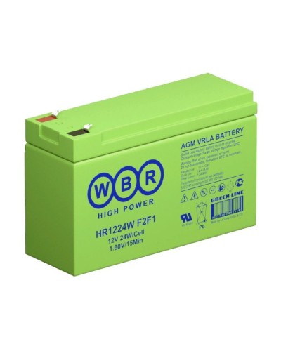 WBR HR1224W F2F1. Аккумулятор герметичный свинцово-кислотный. WBR в Нижневартовске