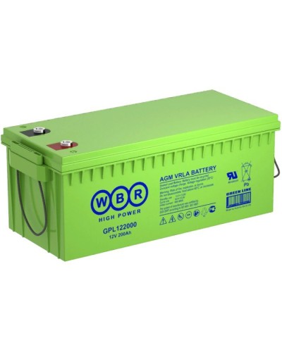 WBR GPL122000. Аккумулятор герметичный свинцово-кислотный. WBR в Нижневартовске