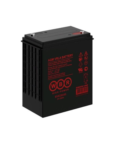 WBR EVX330-6G. Аккумулятор герметичный свинцово-кислотный. WBR в Нижневартовске