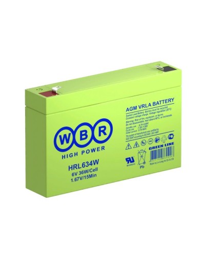 WBR HRL634W. Аккумулятор герметичный свинцово-кислотный. WBR в Нижневартовске