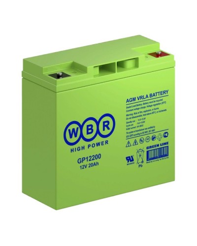 WBR GP12200. Аккумулятор герметичный свинцово-кислотный. WBR в Нижневартовске