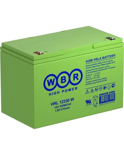 WBR HRL12330W. Аккумулятор герметичный свинцово-кислотный. WBR в Нижневартовске