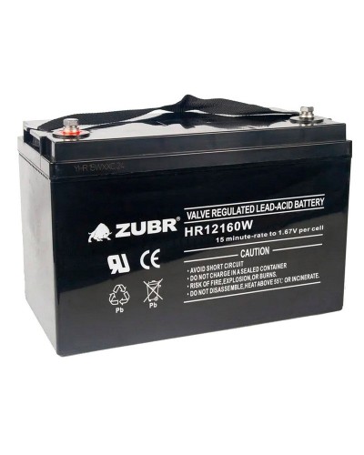 ZUBR HR 12160W (12V, 45Ah). Аккумулятор герметичный свинцово-кислотный. ZUBR в Нижневартовске