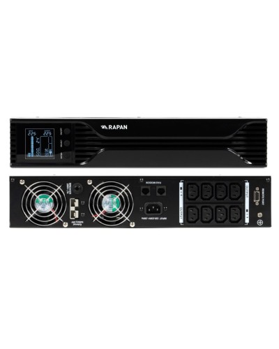 RAPAN-UPS 1000 RACK+2х9Ah (RAPAN-UPS 1000-RACK-IN-2х9-E) (8958). Бесперебойный источник питания. Бастион в Нижневартовске