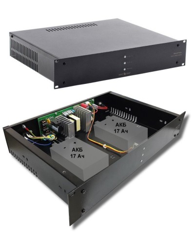 СКАТ-1200И7 RACK (СКАТ ИБП-12/5-2x17-RACK) (2142). Источник вторичного электропитания резервированный. Бастион в Нижневартовске