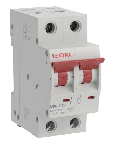 YON max MD63N 2P 50А 6кА C (MD63N-2PC50). Автоматический выключатель. ДКС в Нижневартовске