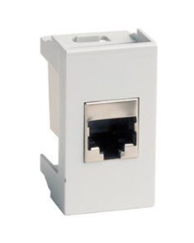 Розетка RJ-45 Viva 1 модуль серая (45138): Розетка компьютерная с одним разъёмом в Нижневартовске
