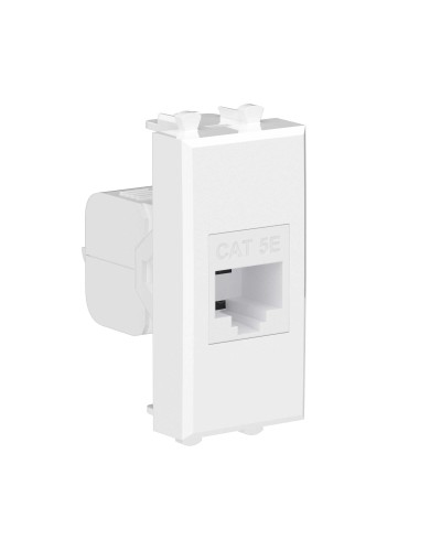 Розетка RJ-45 Avanti 1 модуль белое облако (4400661): Розетка компьютерная, без шторки модульная, кат.5е в Нижневартовске