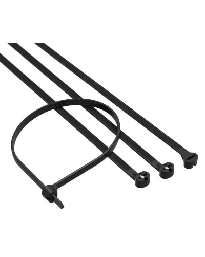 Хомут 4,8x250 P6.6, черный (100шт) (21316SR): Хомут с двойным замком в Нижневартовске