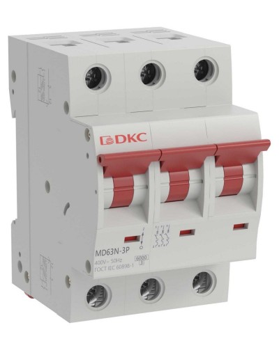 YON max MD63N 3P 32А 6кА C (MD63N-3PC32). Автоматический выключатель. ДКС в Нижневартовске
