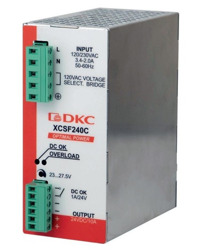 Источник питания однофазный, 240Вт, 5А, 48В (XCSF240DP). Источник питания OPTIMAL POWER однофазный, с ORing диодом. ДКС в Нижневартовске
